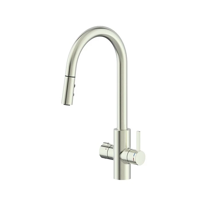 boiling water tap with pull out spray