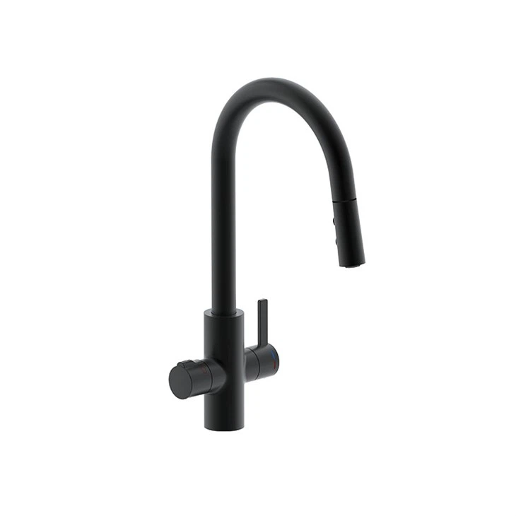 hot water tap with pull out hose